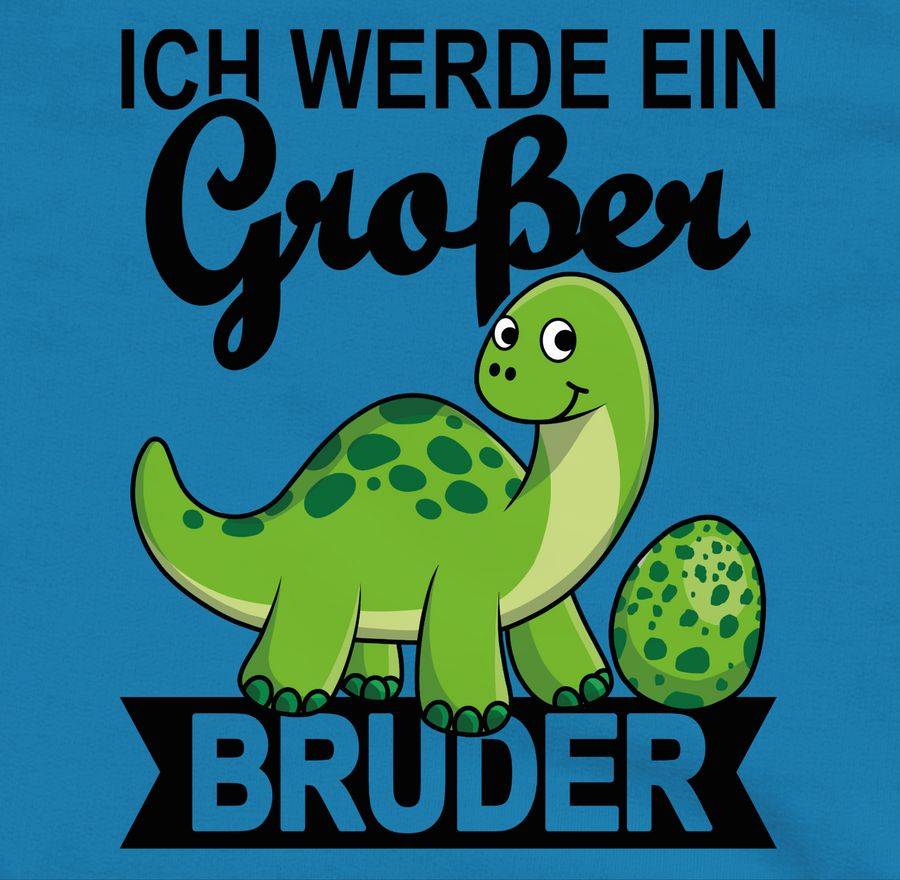Shirtracer Ich Werde Ein Großer Bruder Mit Dinos - Schwarz Shirts & Mehr Shirtracer