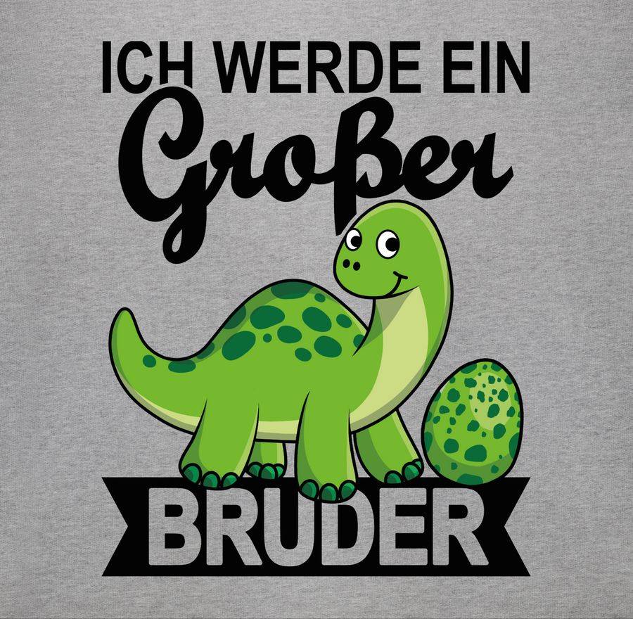 Shirtracer Ich Werde Ein Großer Bruder Mit Dinos - Schwarz Shirts & Mehr Shirtracer
