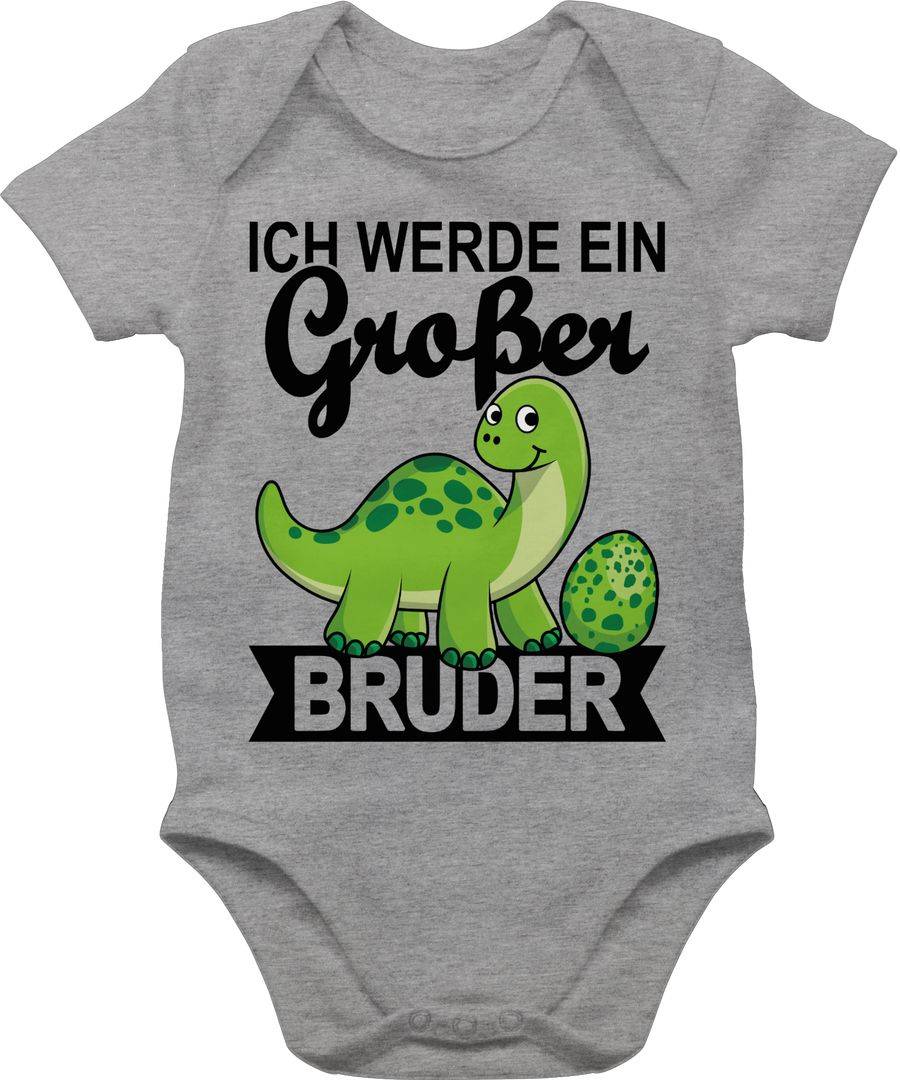 Shirtracer Ich werde ein großer Bruder mit Dinos - schwarz Shirts & Mehr Shirtracer