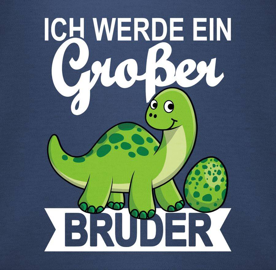 Shirtracer Ich Werde Ein Großer Bruder Mit Dinos - Weiß Shirts & Mehr Shirtracer