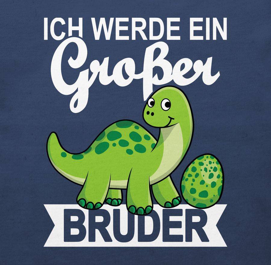 Shirtracer Ich Werde Ein Großer Bruder Mit Dinos - Weiß Shirts & Mehr Shirtracer