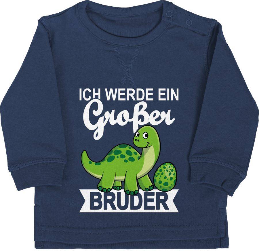Shirtracer Ich werde ein großer Bruder mit Dinos - weiß Shirts & Mehr Shirtracer
