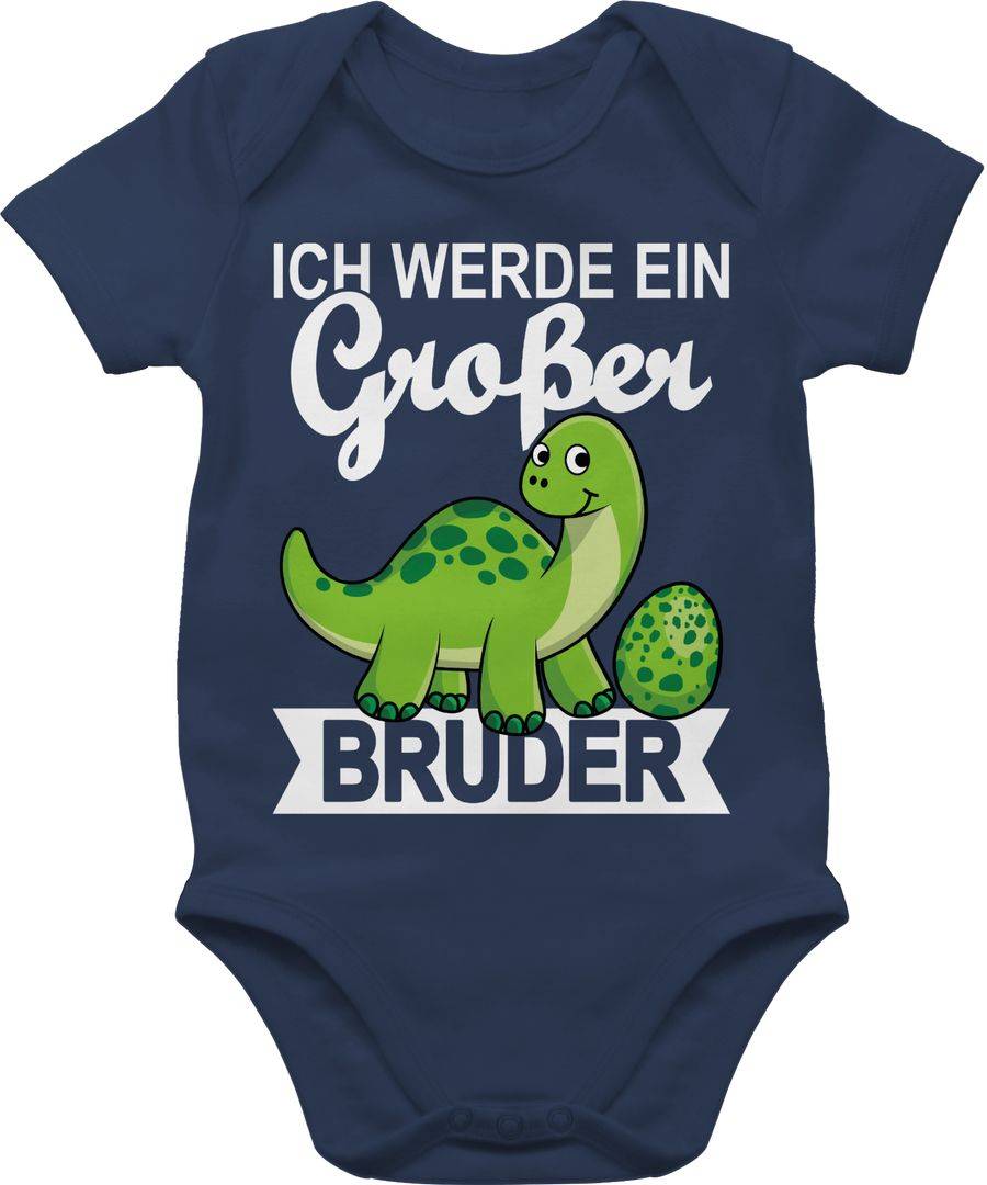 Shirtracer Ich werde ein großer Bruder mit Dinos - weiß Shirts & Mehr Shirtracer