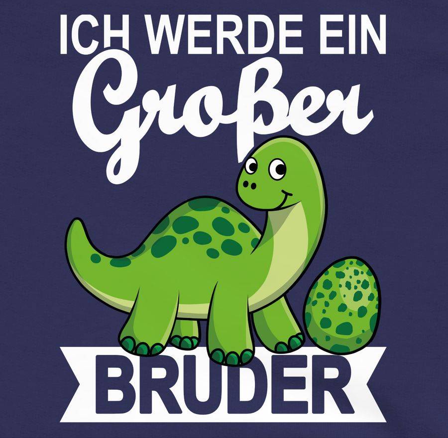 Shirtracer Ich Werde Ein Großer Bruder Mit Dinos - Weiß Shirts & Mehr Shirtracer