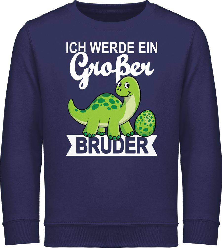 Shirtracer Ich werde ein großer Bruder mit Dinos - weiß Shirts & Mehr Shirtracer