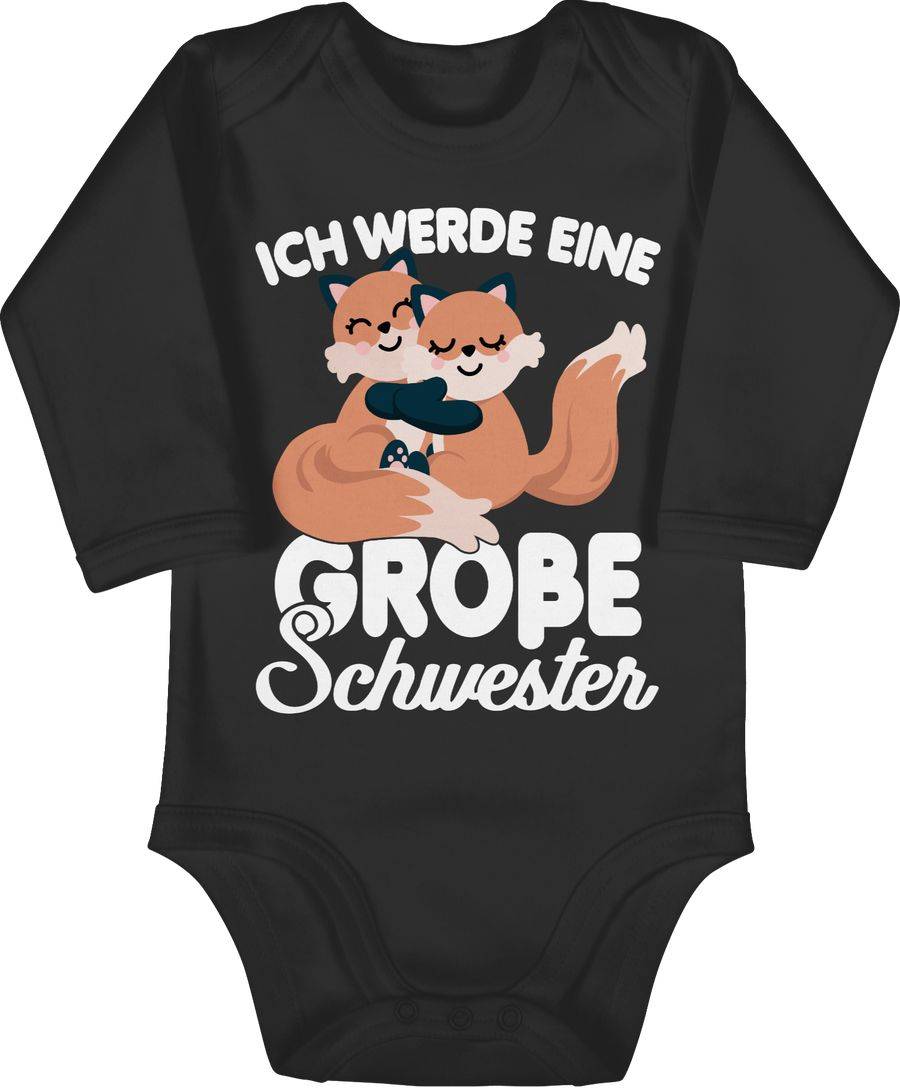 Shirtracer Ich werde eine große Schwester - mit Füchsen Shirts & Mehr Shirtracer