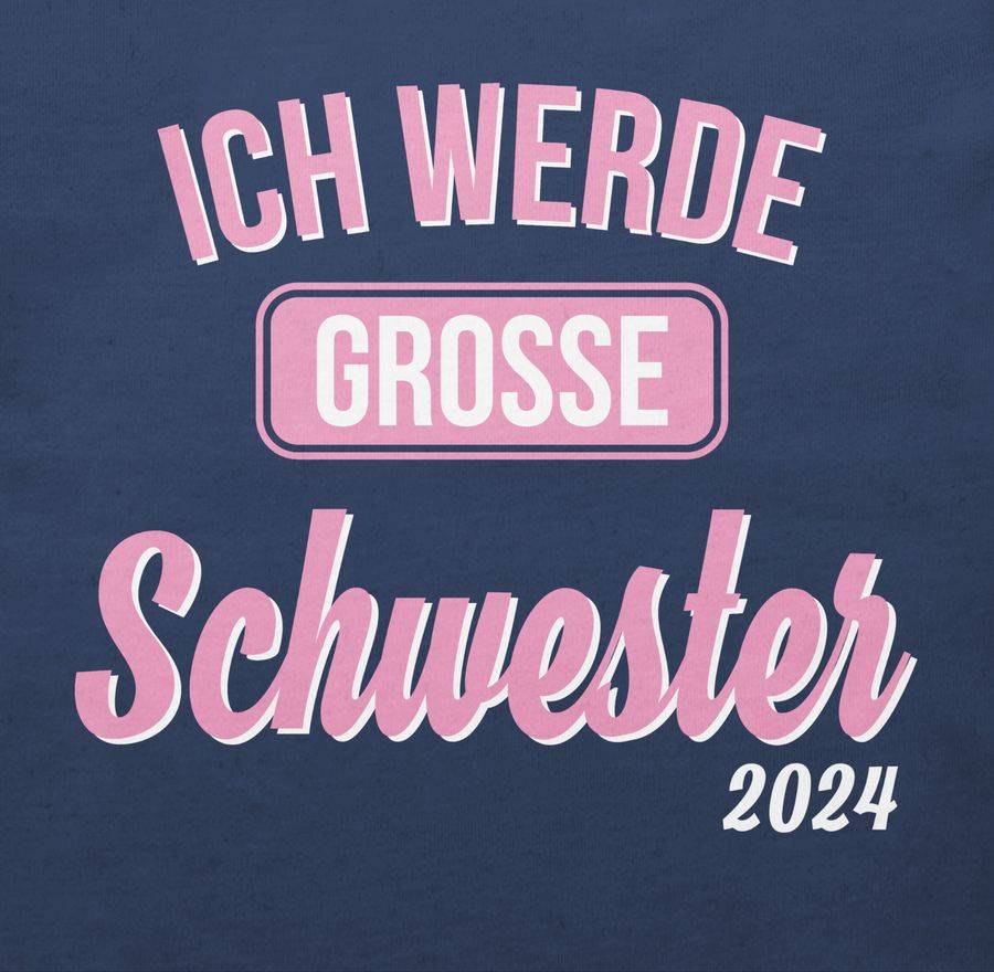 Shirtracer Ich Werde Große Schwester 2024: Tshirt Rucksack Shirtracer