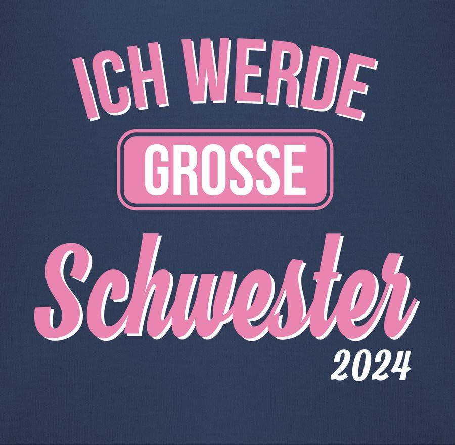 Shirtracer Ich Werde Große Schwester 2024: Tshirt Rucksack Shirtracer