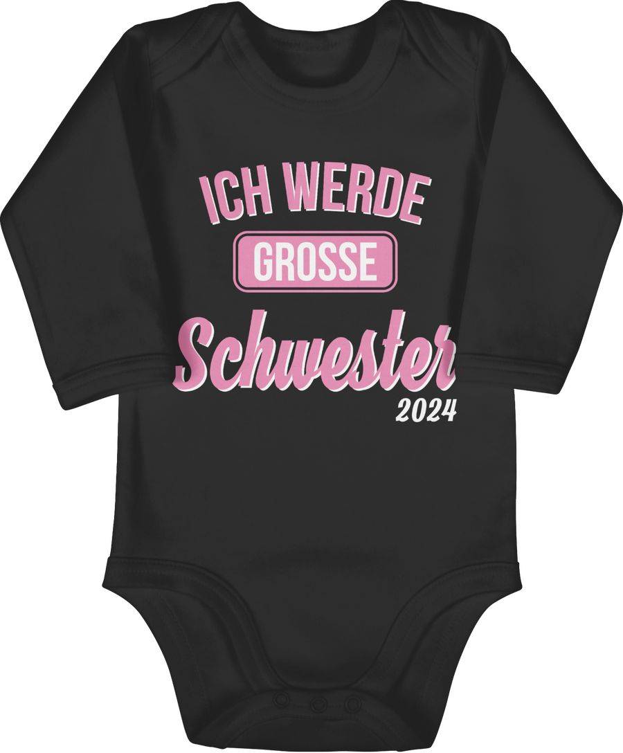 Shirtracer Ich werde große Schwester 2024: Tshirt Rucksack Shirtracer
