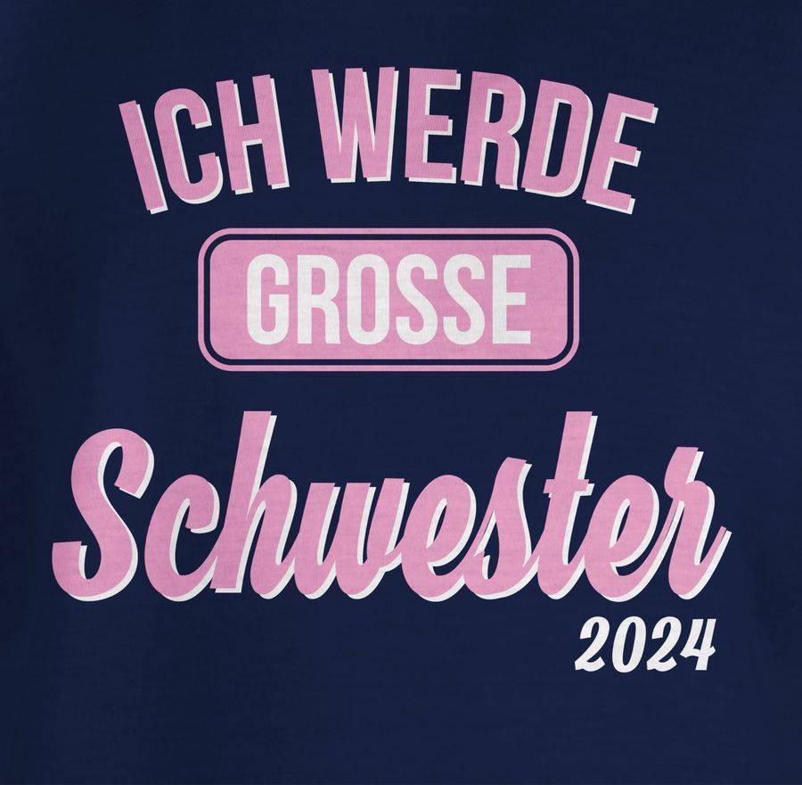 Shirtracer Ich Werde Große Schwester 2024: Tshirt Rucksack Shirtracer