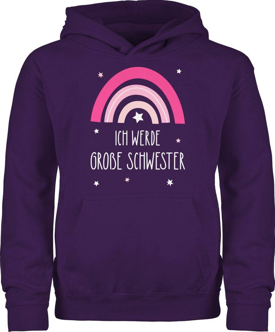Shirtracer Ich werde große Schwester - Regenbogen - grosse Schwester Shirts & Mehr Shirtracer