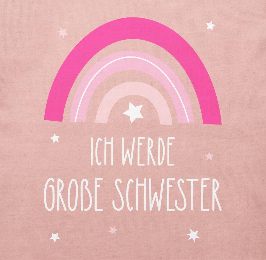 Shirtracer Ich Werde Große Schwester - Regenbogen - Grosse Schwester Shirts & Mehr Shirtracer
