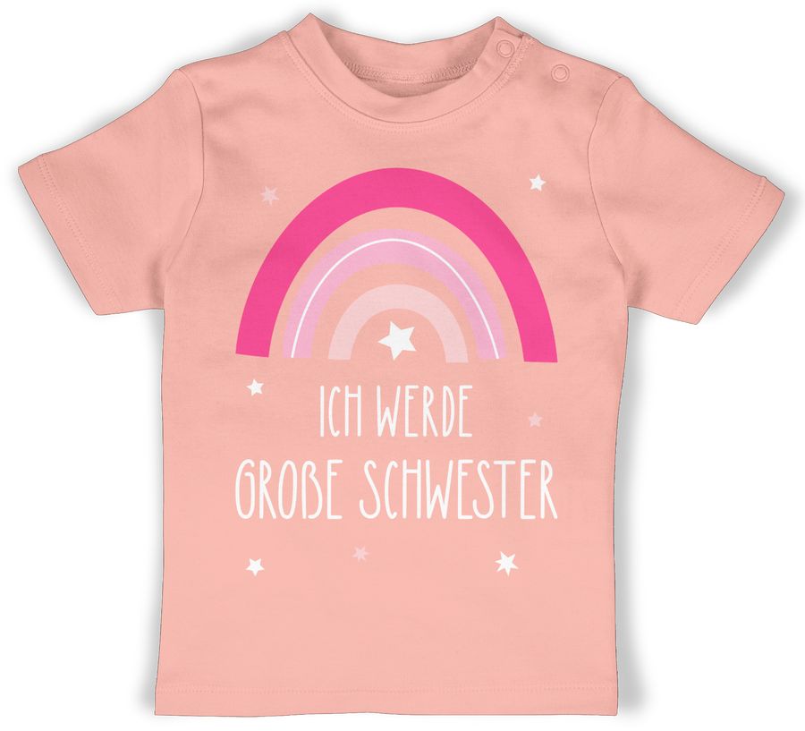 Shirtracer Ich werde große Schwester - Regenbogen - grosse Schwester Shirts & Mehr Shirtracer