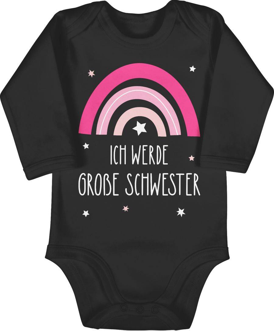 Shirtracer Ich werde große Schwester - Regenbogen - grosse Schwester Shirts & Mehr Shirtracer