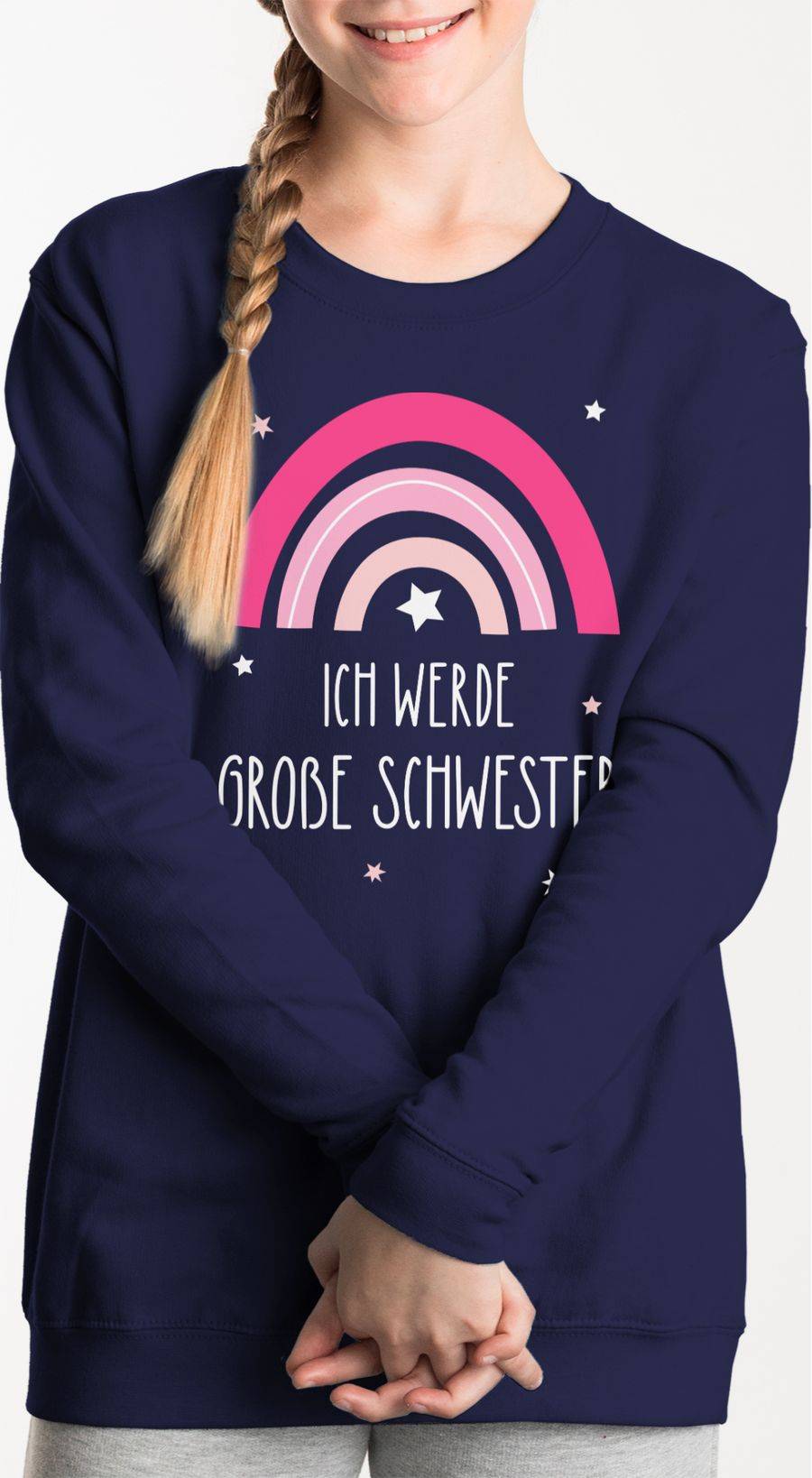 Shirtracer Ich Werde Große Schwester - Regenbogen - Grosse Schwester Shirts & Mehr Shirtracer