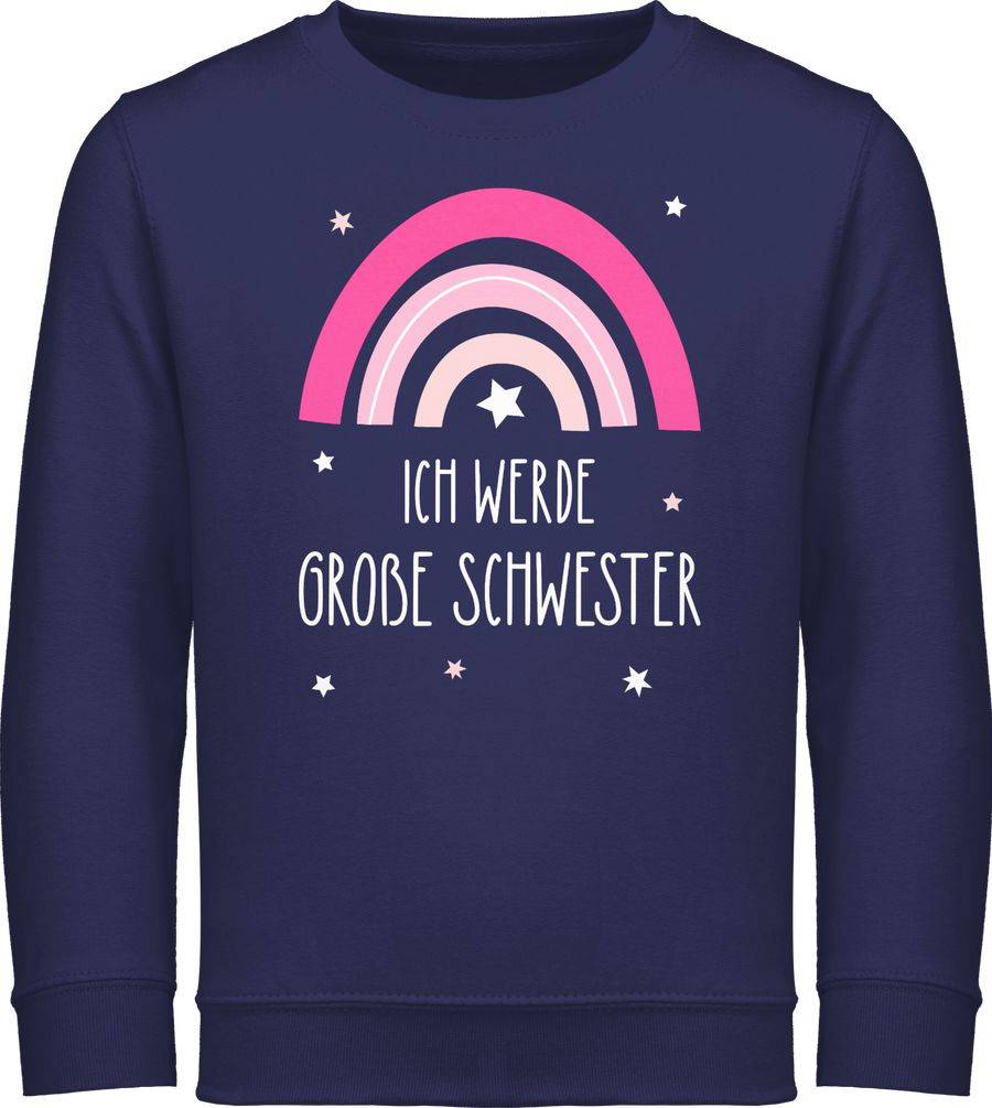 Shirtracer Ich werde große Schwester - Regenbogen - grosse Schwester Shirts & Mehr Shirtracer