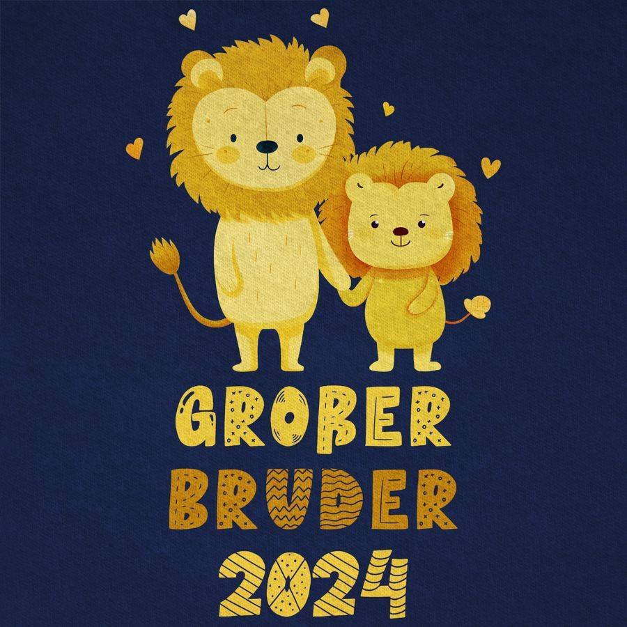 Shirtracer Ich Werde Großer Bruder 2024 Löwen: Tshirt Rucksack Shirtracer