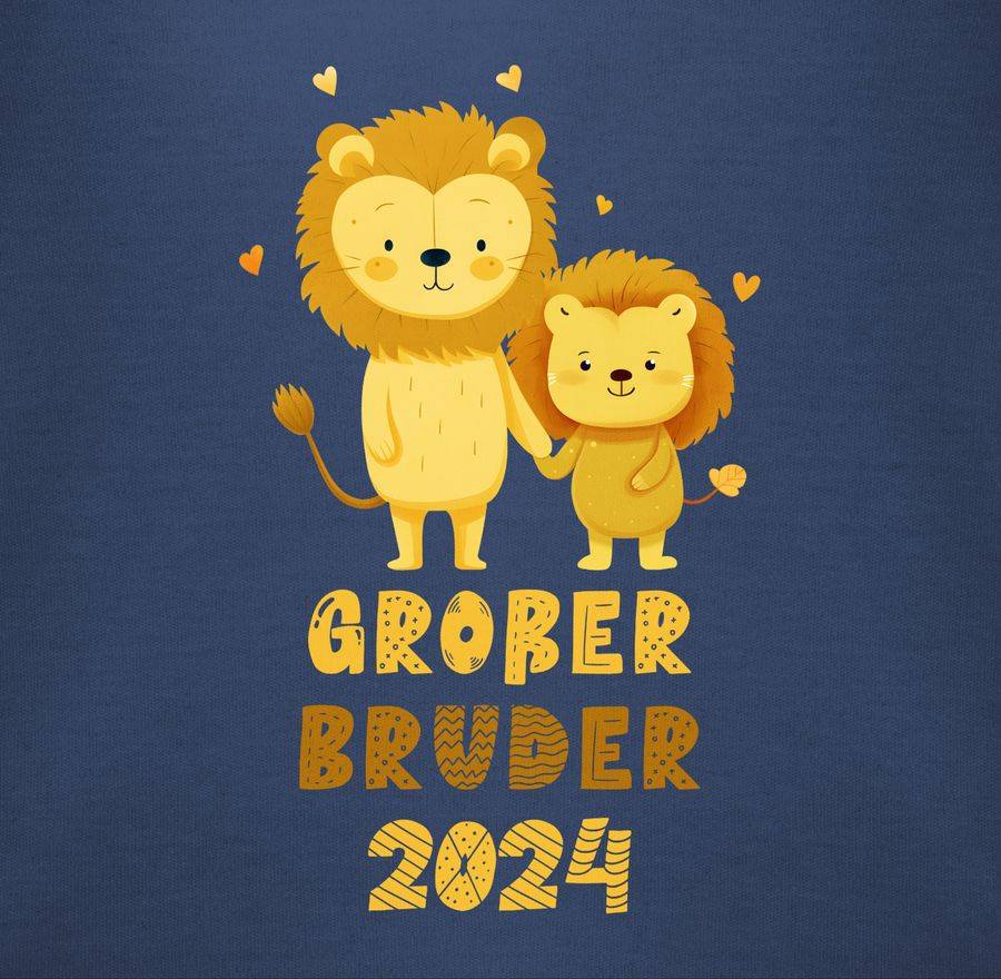 Shirtracer Ich Werde Großer Bruder 2024 Löwen: Tshirt Rucksack Shirtracer