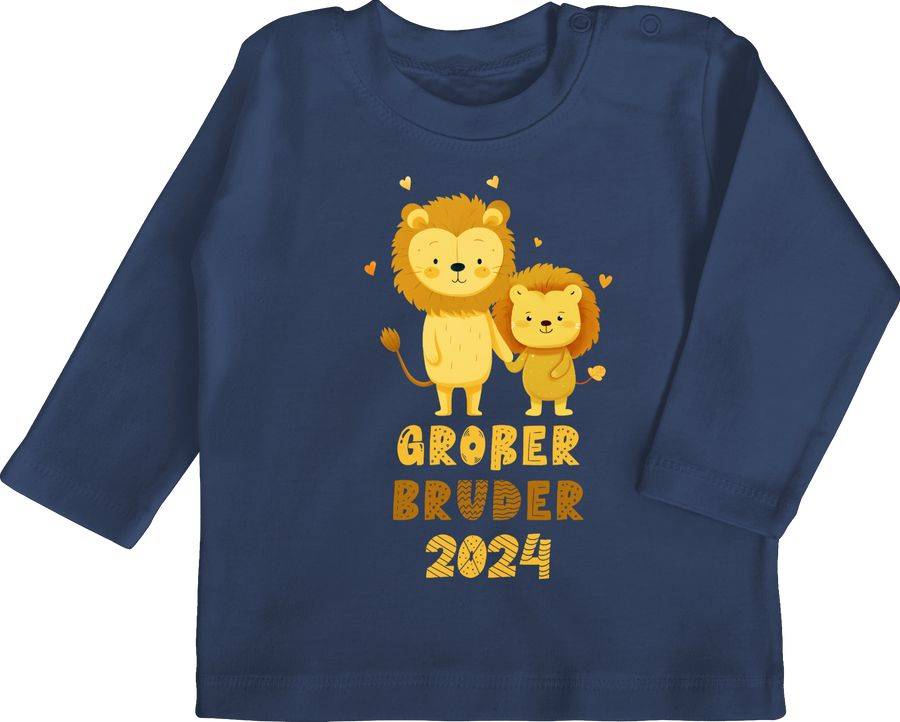 Shirtracer Ich werde großer Bruder 2024 Löwen: Tshirt Rucksack Shirtracer