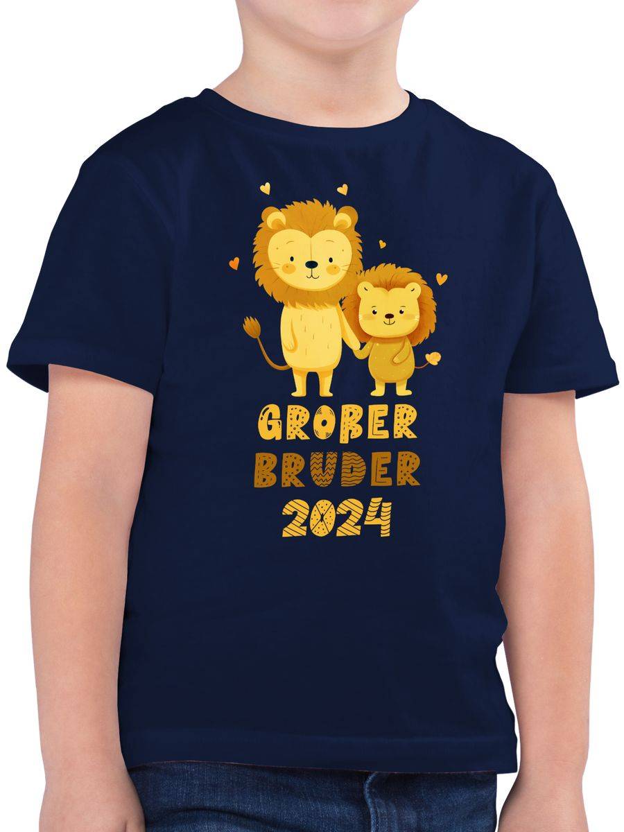 Shirtracer Ich werde großer Bruder 2024 Löwen: Tshirt Rucksack Shirtracer