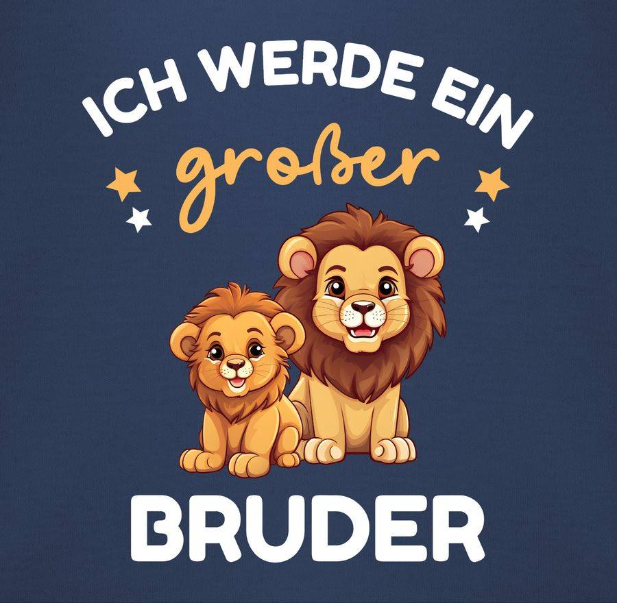 Shirtracer Ich Werde Großer Bruder Geschenk Löwen Shirts & Mehr Shirtracer