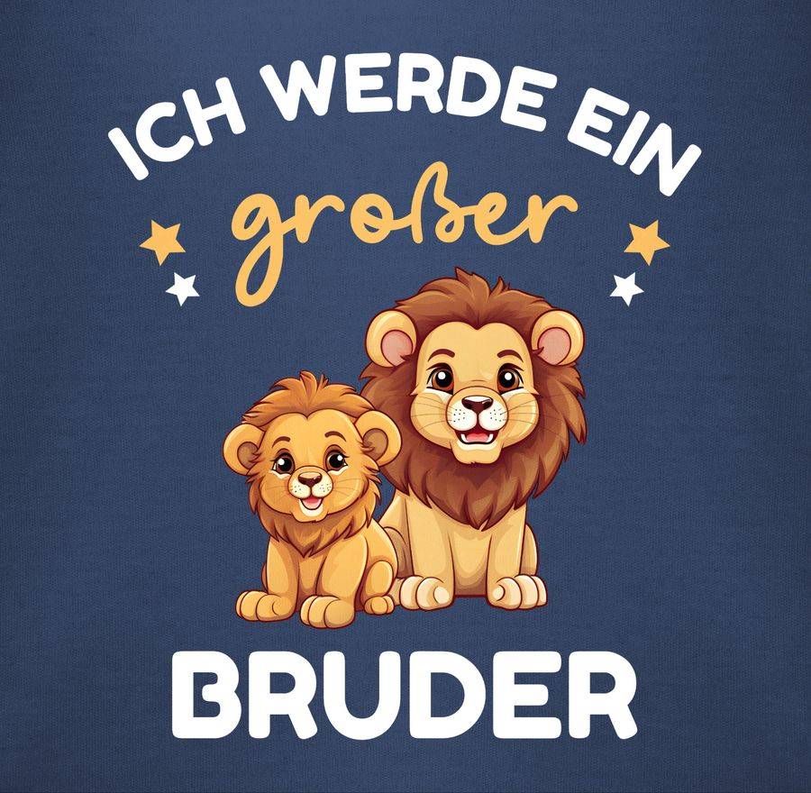 Shirtracer Ich Werde Großer Bruder Geschenk Löwen Shirts & Mehr Shirtracer