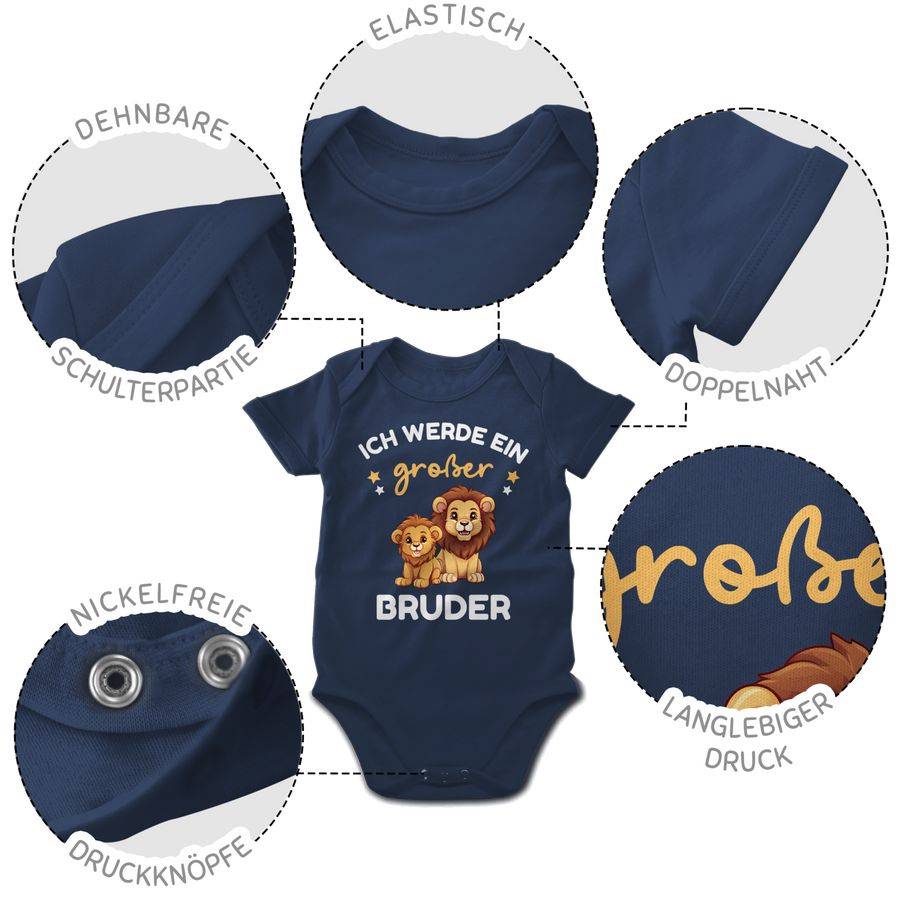 Shirtracer Ich Werde Großer Bruder Geschenk Löwen Shirts & Mehr Shirtracer