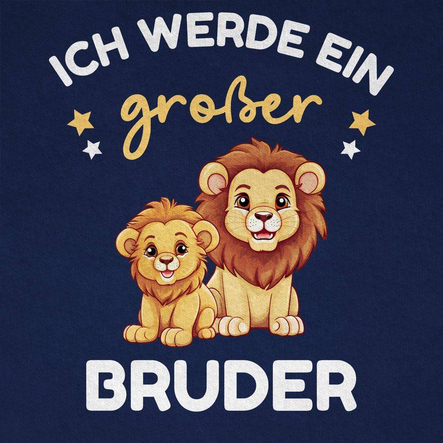 Shirtracer Ich Werde Großer Bruder Geschenk Löwen Shirts & Mehr Shirtracer