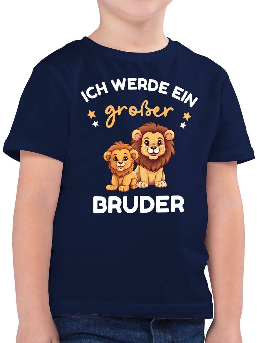 Shirtracer Ich werde großer Bruder Geschenk Löwen Shirts & Mehr Shirtracer
