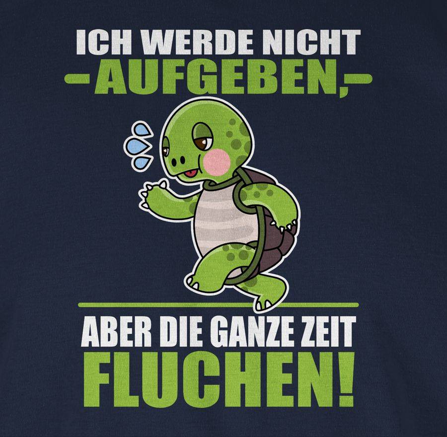 Shirtracer Ich Werde Nicht Aufgeben Aber Die Ganze Zeit Fluchen! - Weiß Shirts & Mehr Shirtracer