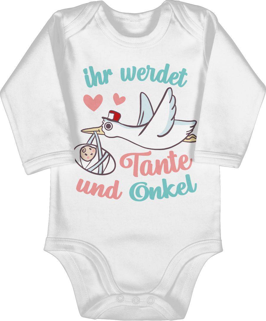Shirtracer Ihr werdet Tante und Onkel - Storch: Tshirt Gym Bag Shirtracer