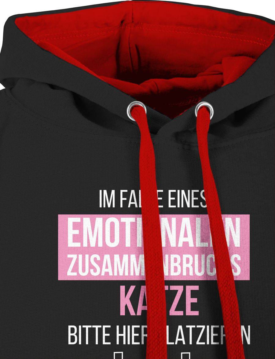 Shirtracer Im Falle Eines Emotionalen Zusammenbruchs Katze Hier Platzieren Shirts & Mehr Shirtracer