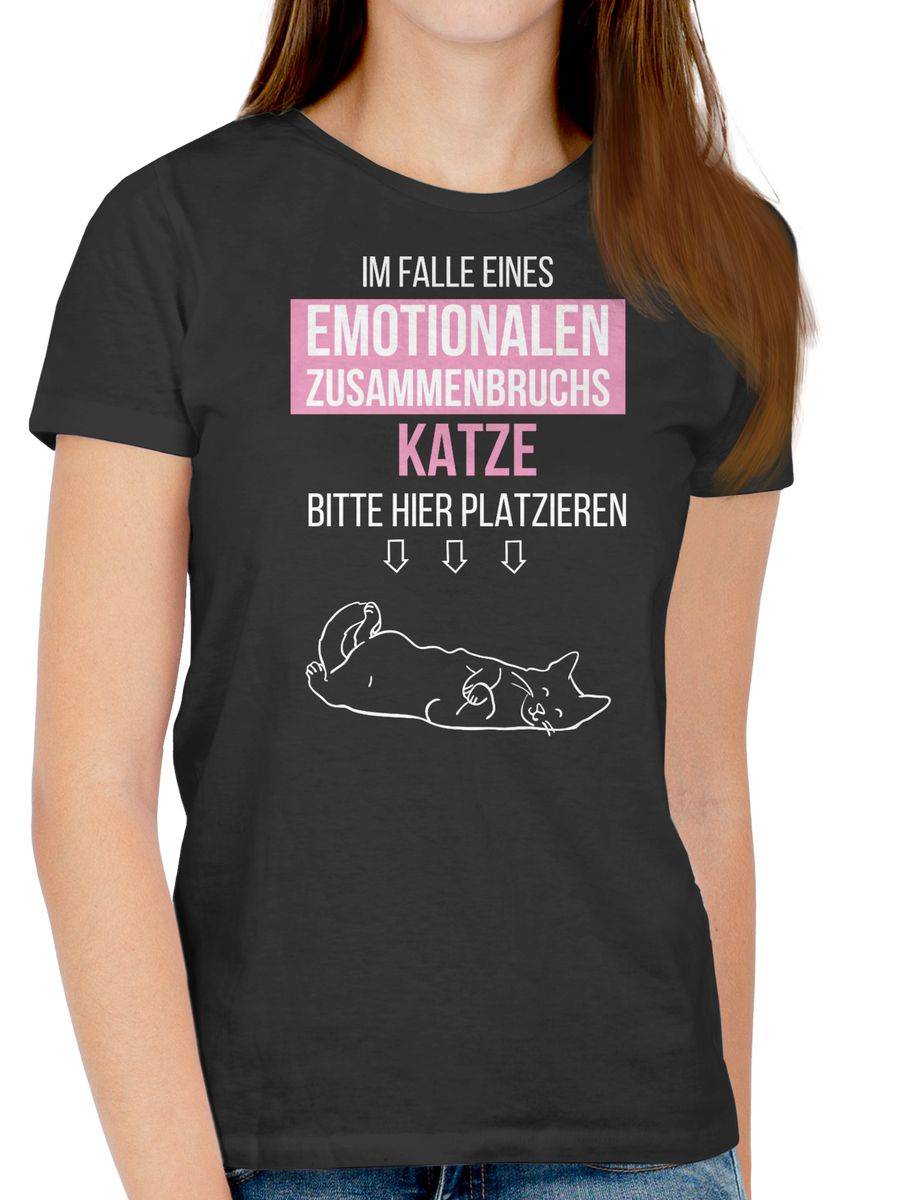 Shirtracer Im Falle Eines Emotionalen Zusammenbruchs Katze Hier Platzieren Shirts & Mehr Shirtracer