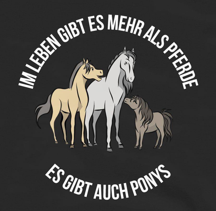 Shirtracer Im Leben Gibt Es Mehr Als Pferde: T-Shirt Rucksack Shirtracer