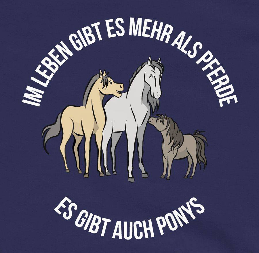 Shirtracer Im Leben Gibt Es Mehr Als Pferde: T-Shirt Rucksack Shirtracer