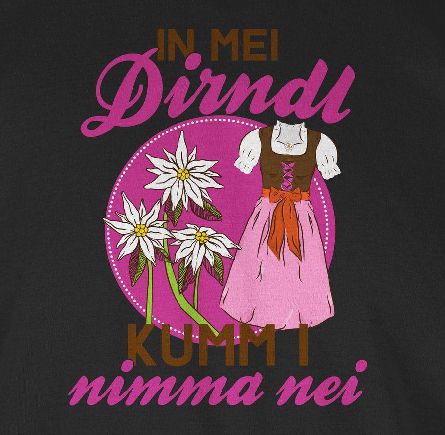 Shirtracer In Mei Dirndl Kumm I Nimma Nei - Braun Fuchsia Shirts & Mehr Shirtracer