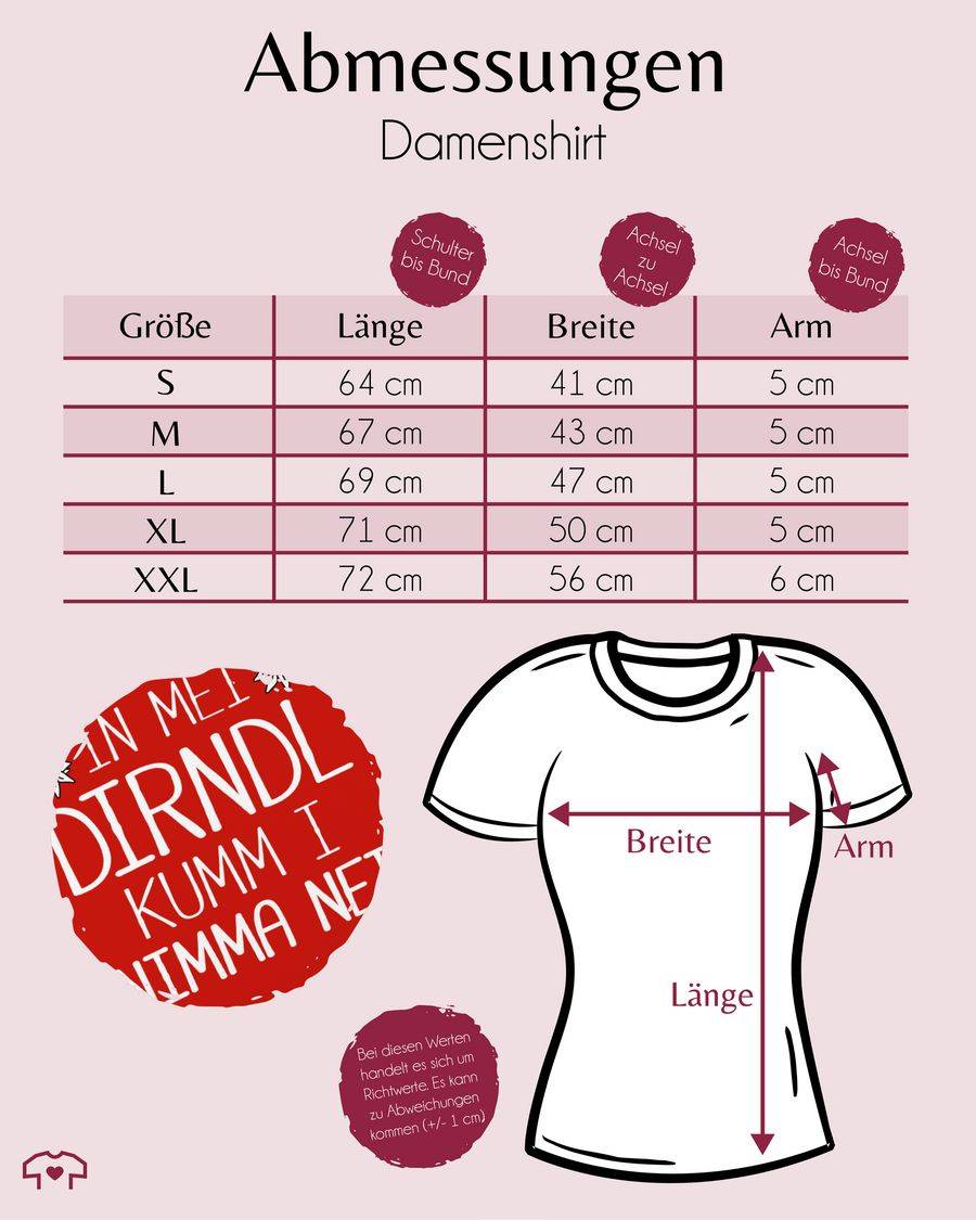 Shirtracer In Mei Dirndl Kumm I Nimma Nei Weiß: Tshirt Rucksack Shirtracer