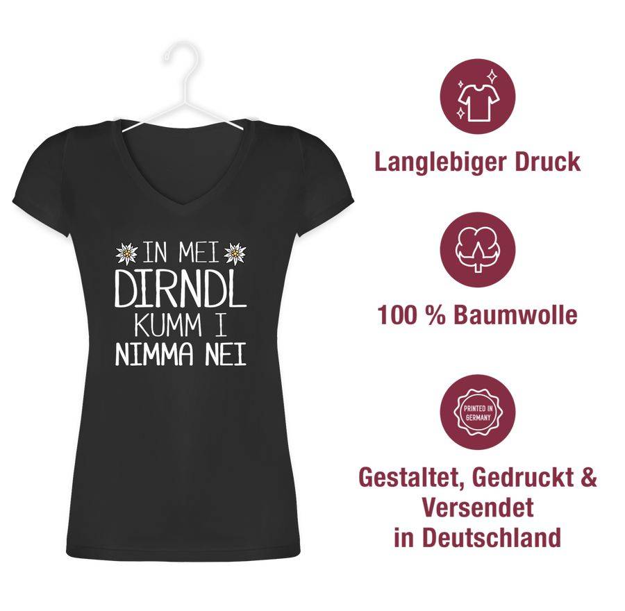 Shirtracer In Mei Dirndl Kumm I Nimma Nei Weiß: Tshirt Rucksack Shirtracer