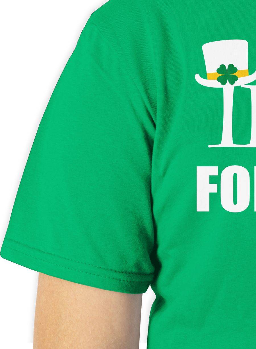Shirtracer Irish For A Day Schriftzug - Weiß: Tshirt Rucksack Shirtracer
