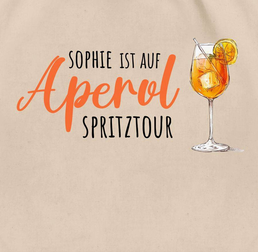 Shirtracer Ist Auf Aperol Mit Name Spritztour - Mädelsabend JGA Mallorca Mädelsausflug: T-S Shirtracer