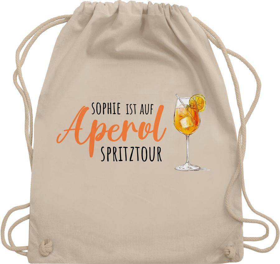 Shirtracer Ist auf Aperol mit Name Spritztour - Mädelsabend JGA Mallorca Mädelsausflug: T-S Shirtracer