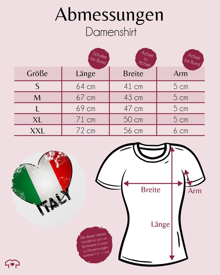 Shirtracer Italien Herz Vintage Shirts & Mehr Shirtracer