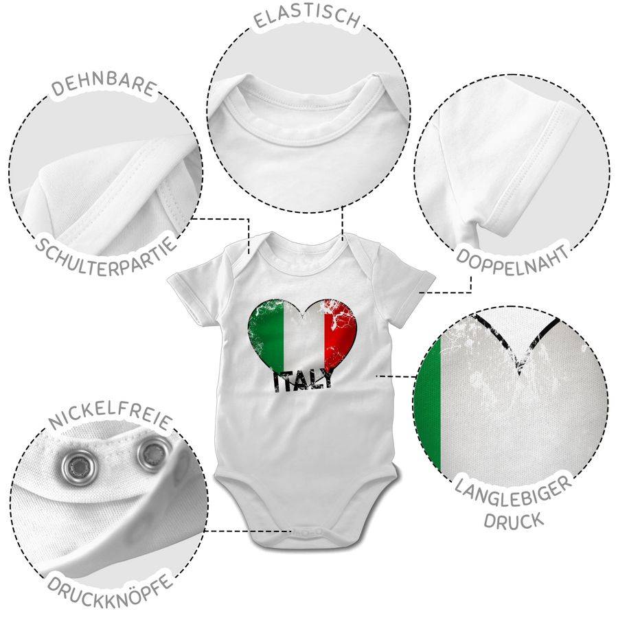 Shirtracer Italien Herz Vintage Shirts & Mehr Shirtracer