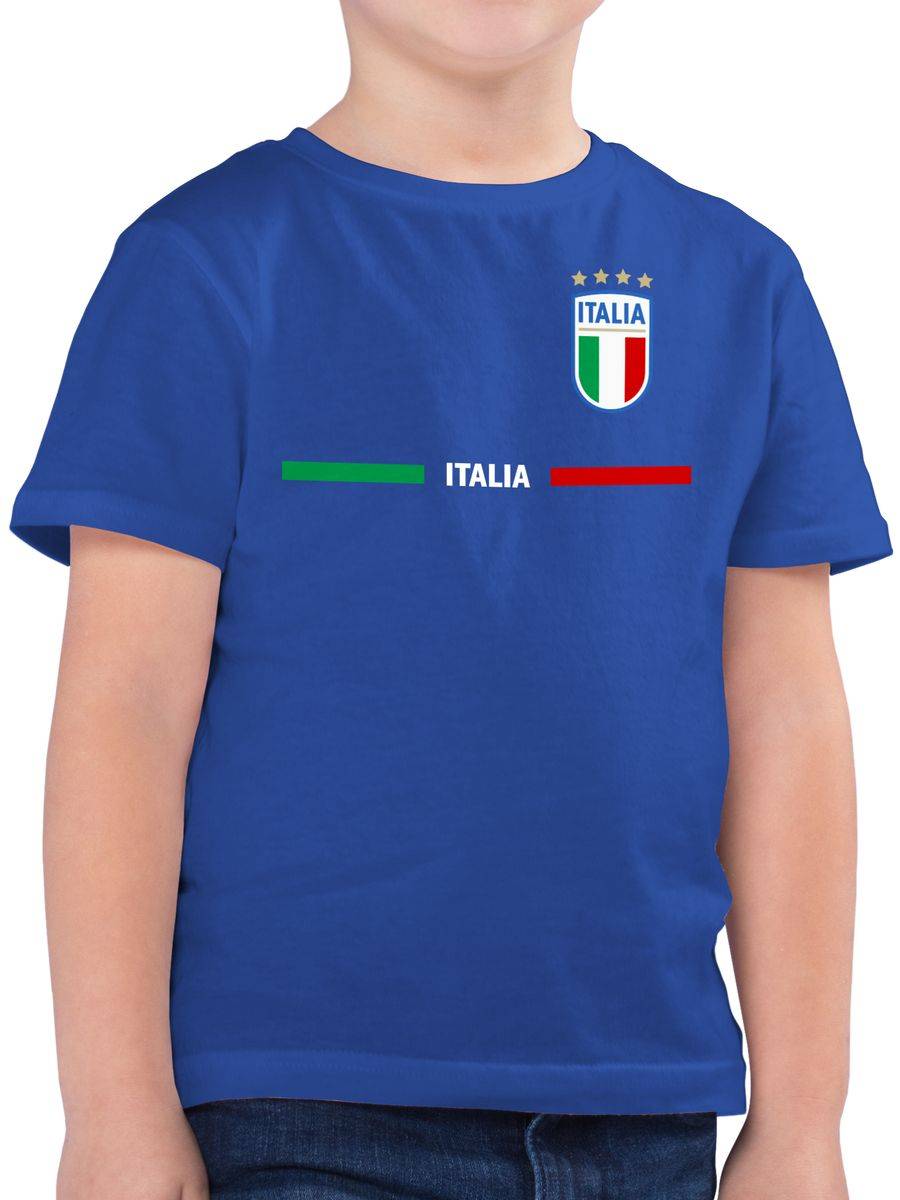 Shirtracer Italien Trikot Wappen Italia mit Stolz Italienisches Fan-Motiv Shirtracer