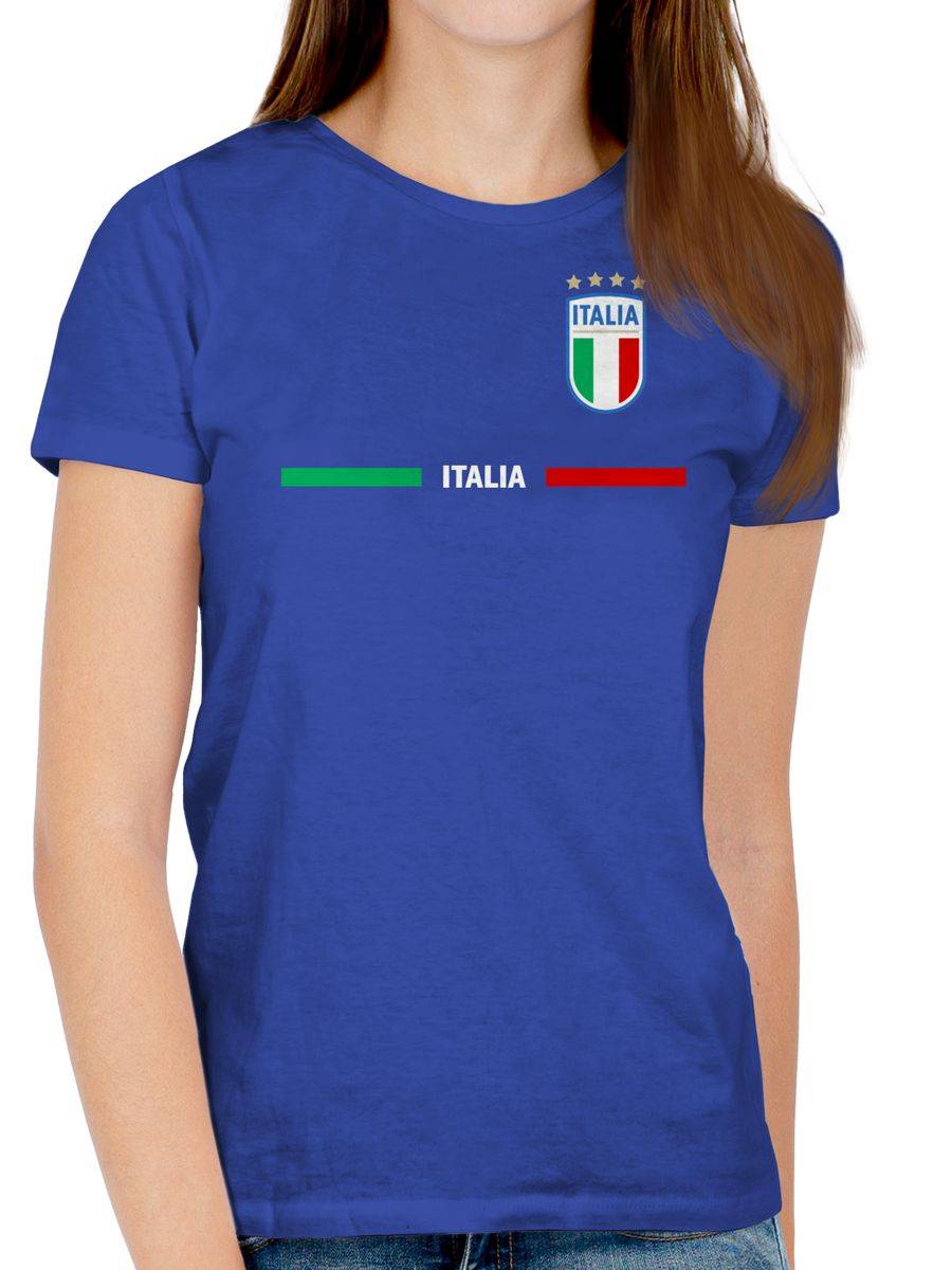Shirtracer Italien Trikot Wappen Italia Mit Stolz Italienisches Fan-Motiv Shirtracer