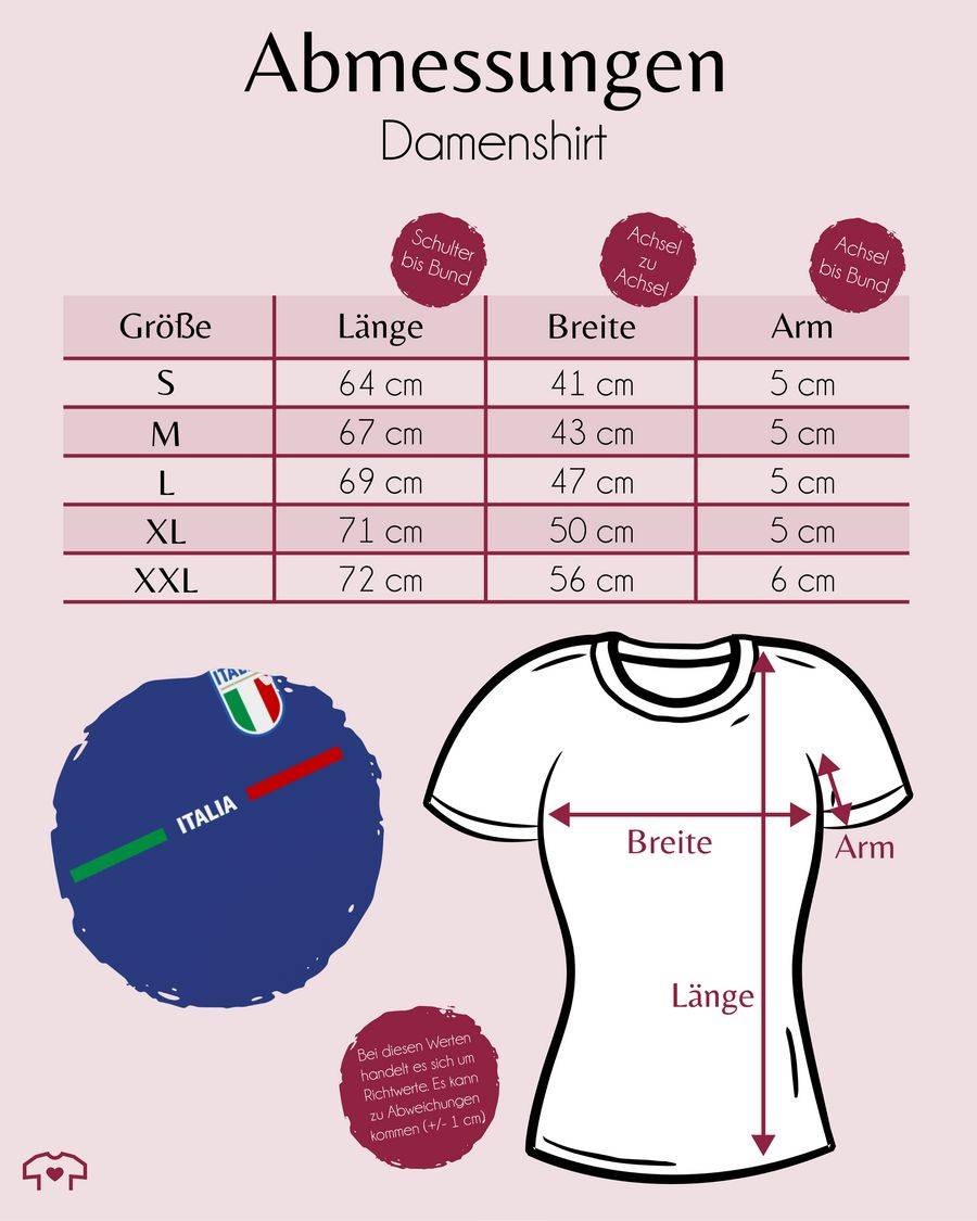 Shirtracer Italien Trikot Wappen Italia Mit Stolz Italienisches Fan-Motiv Shirtracer