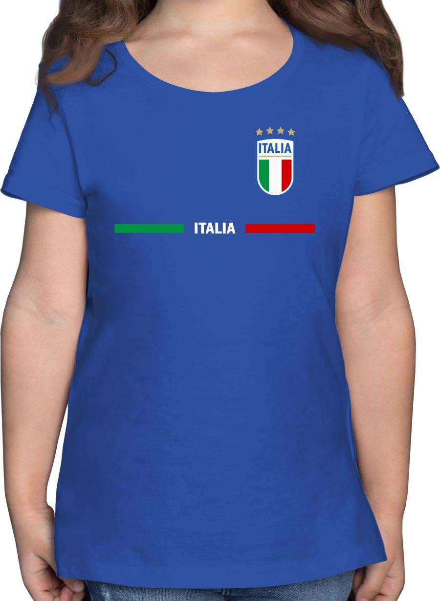Shirtracer Italien Trikot Wappen Italia mit Stolz Italienisches Fan-Motiv Shirtracer