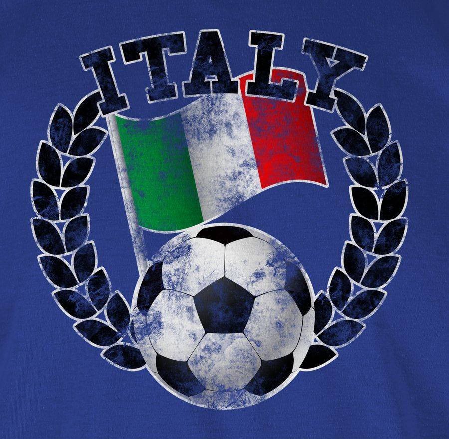 Shirtracer Italy Flagge & Fußball Vintage Shirts & Mehr Shirtracer