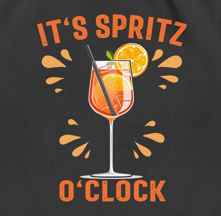 Shirtracer Its Spritz O Clock Lustiges Geschenk Aperol Spritz Kostüm Fasching Aperol Gesche Shirtracer