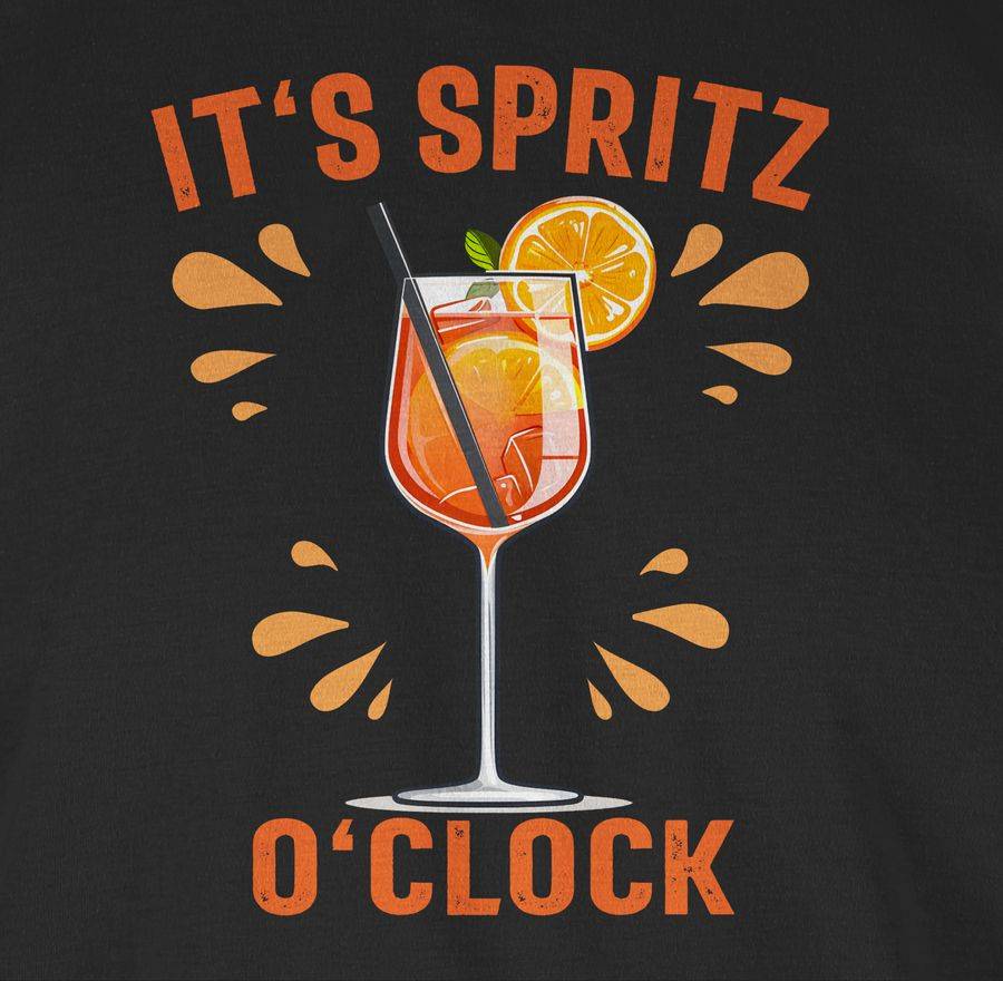 Shirtracer Its Spritz O Clock Lustiges Geschenk Aperol Spritz Kostüm Fasching Aperol Gesche Shirtracer